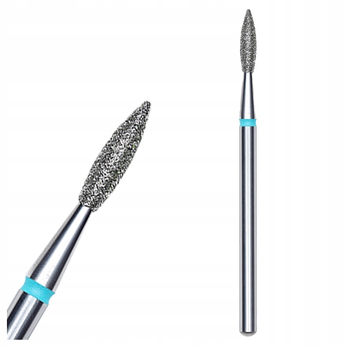 

Staleks frez diamentowy płomyk niebieski 2,1/8 mm