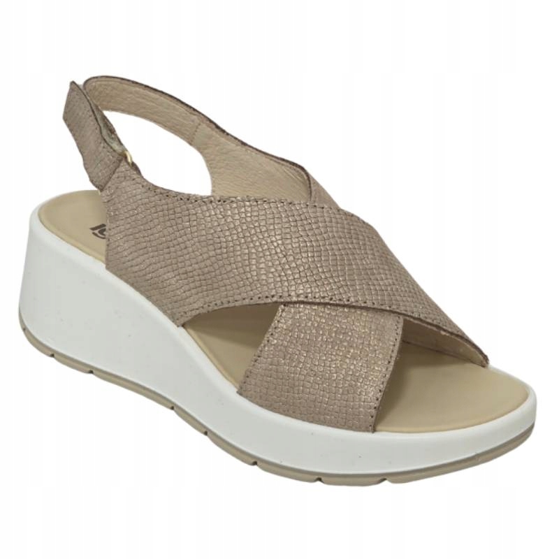 IGI&Co. 1163411 béžové sandály na silné platformě vel. 37 Kochland
