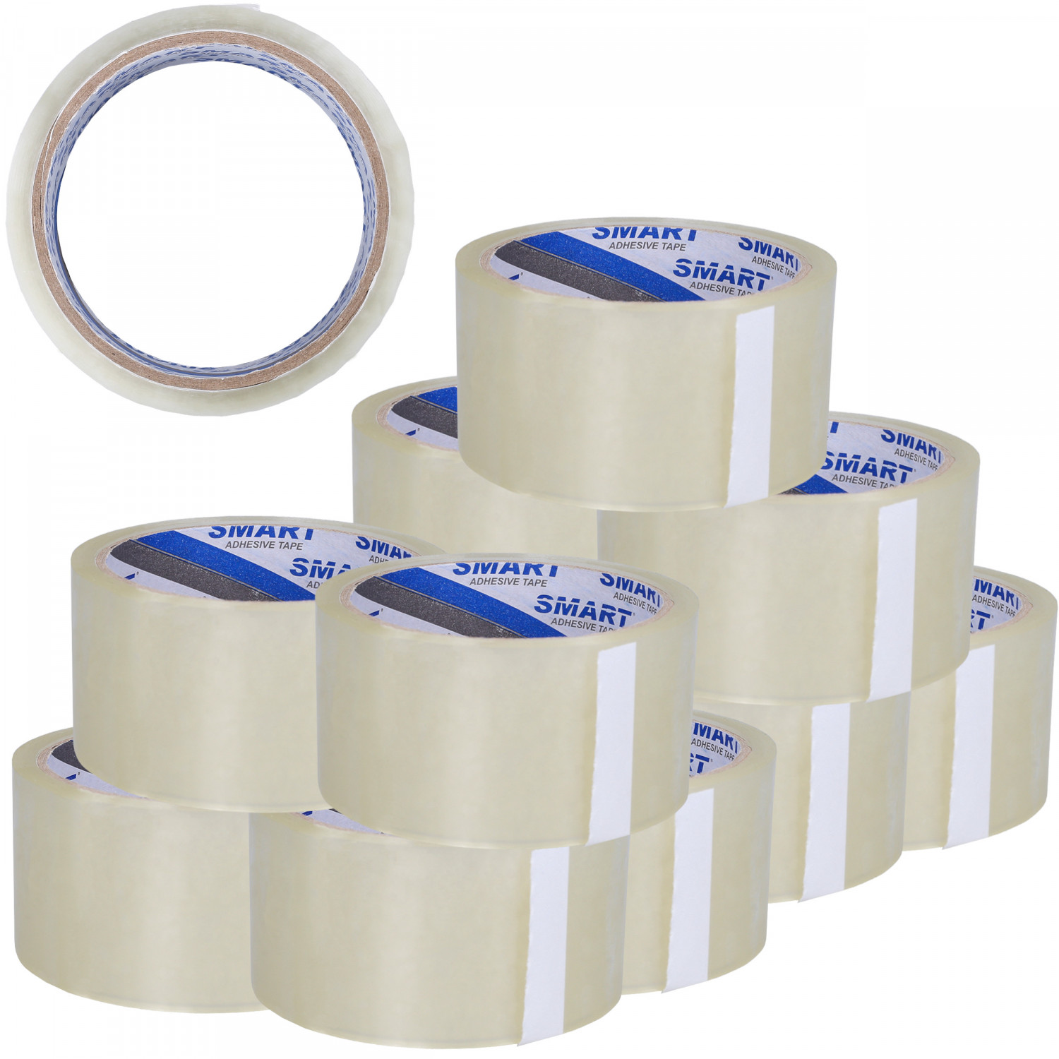 TAŚMA PAKOWA KLEJĄCA 48/50 TRANSPARENTNA 12 SZTUK