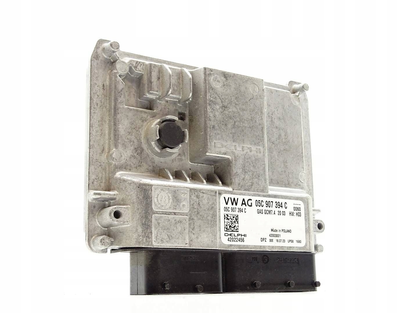 computer control unit of the engine ECU AUDI A3 8Y GOLF VIII 1.0 TFSI 05C907394C