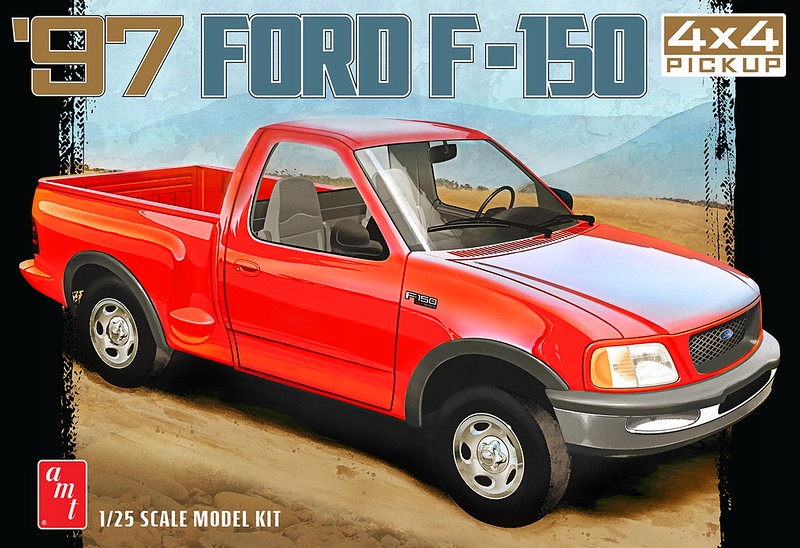 '97 Ford F-150 4X4 Pickup Amt 1367 skala 1/25