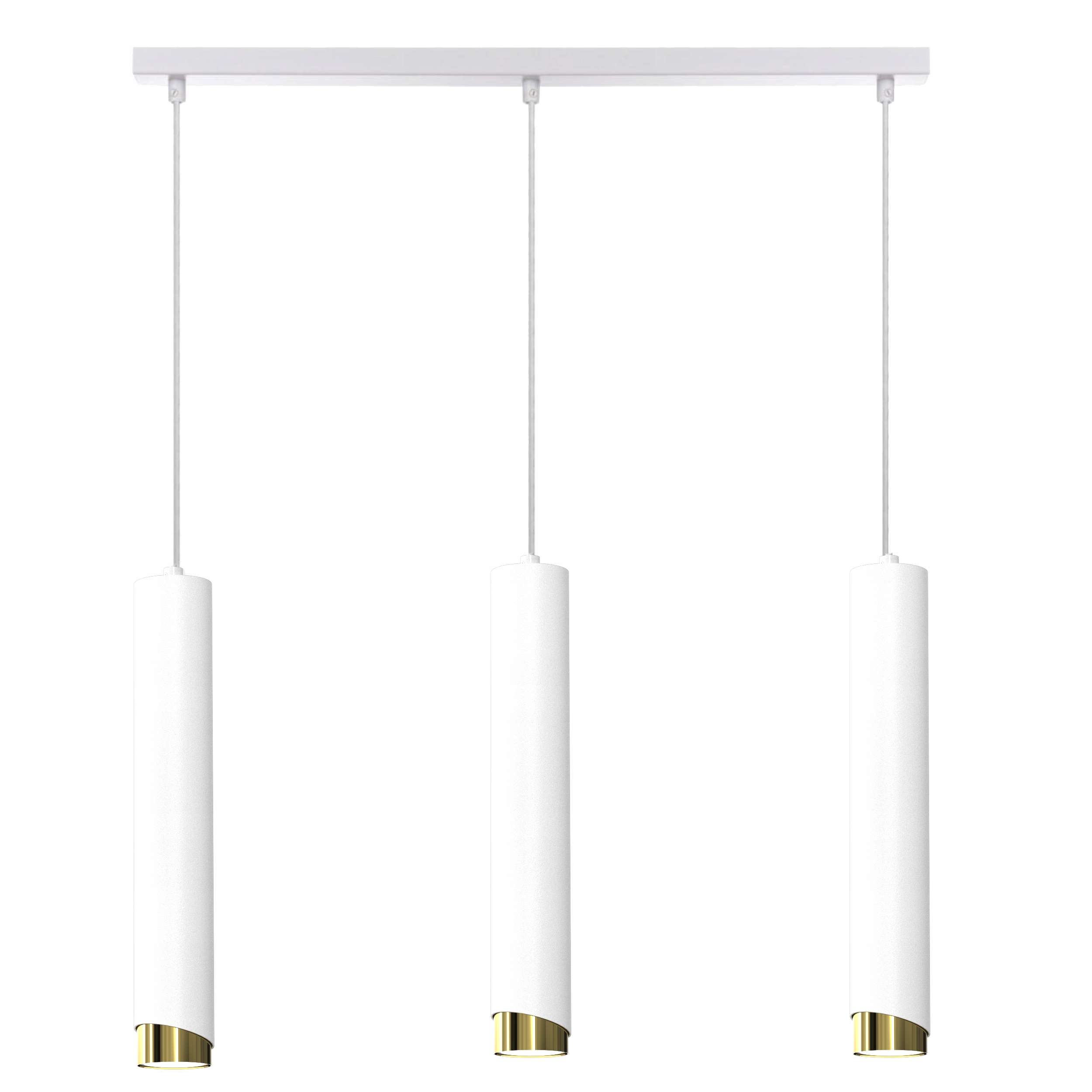 Závěsné Stropní Svítidlo Trubice Kov GU10 Loft Spot Bílá Sopel