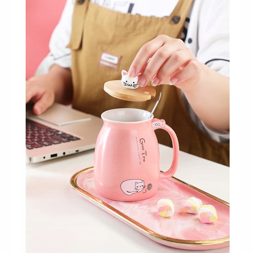 Kubek MengCat ceramika 380 ml Stan opakowania oryginalne