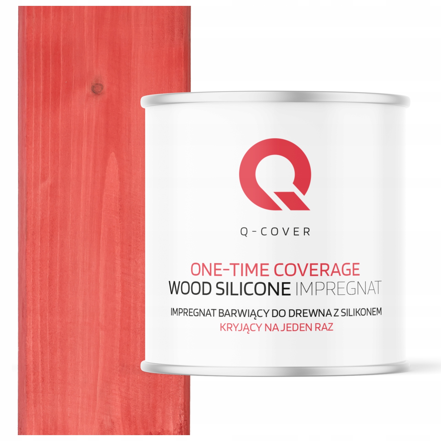 Impregnácia Na Drevo Kryjúca Na Jedenkrát Extra Farba Farby Uv Ružová 2,5 L