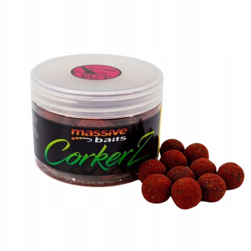 Massive Baits Kulki przynętowe Wafters CorkerZ Scarlett Robin Red 18mm