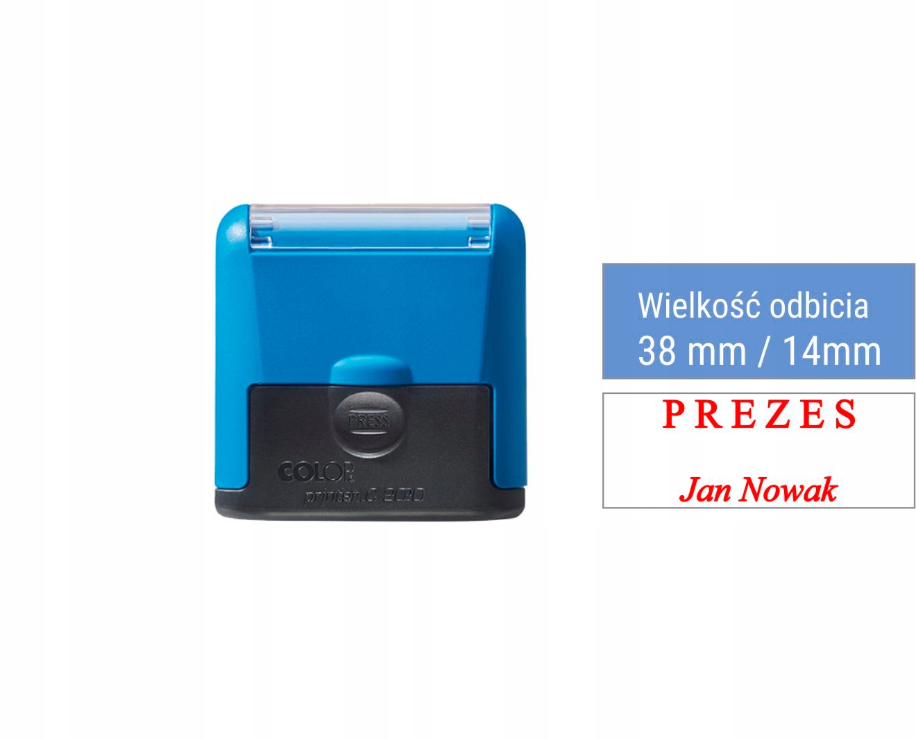 Pieczątka automatyczna COLOP C20 do 4 linii + projekt i gumka Kod producenta C20