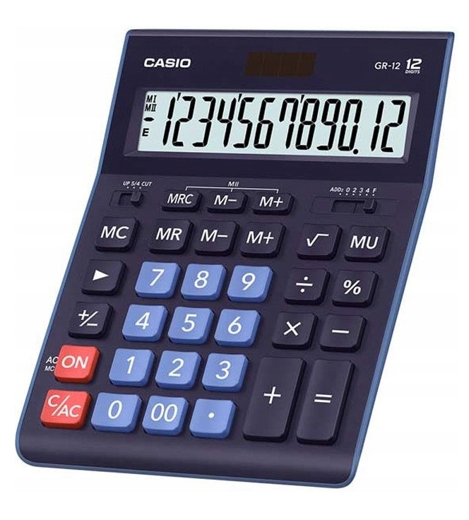 

Kalkulator Casio biurowy GR-12 Bu