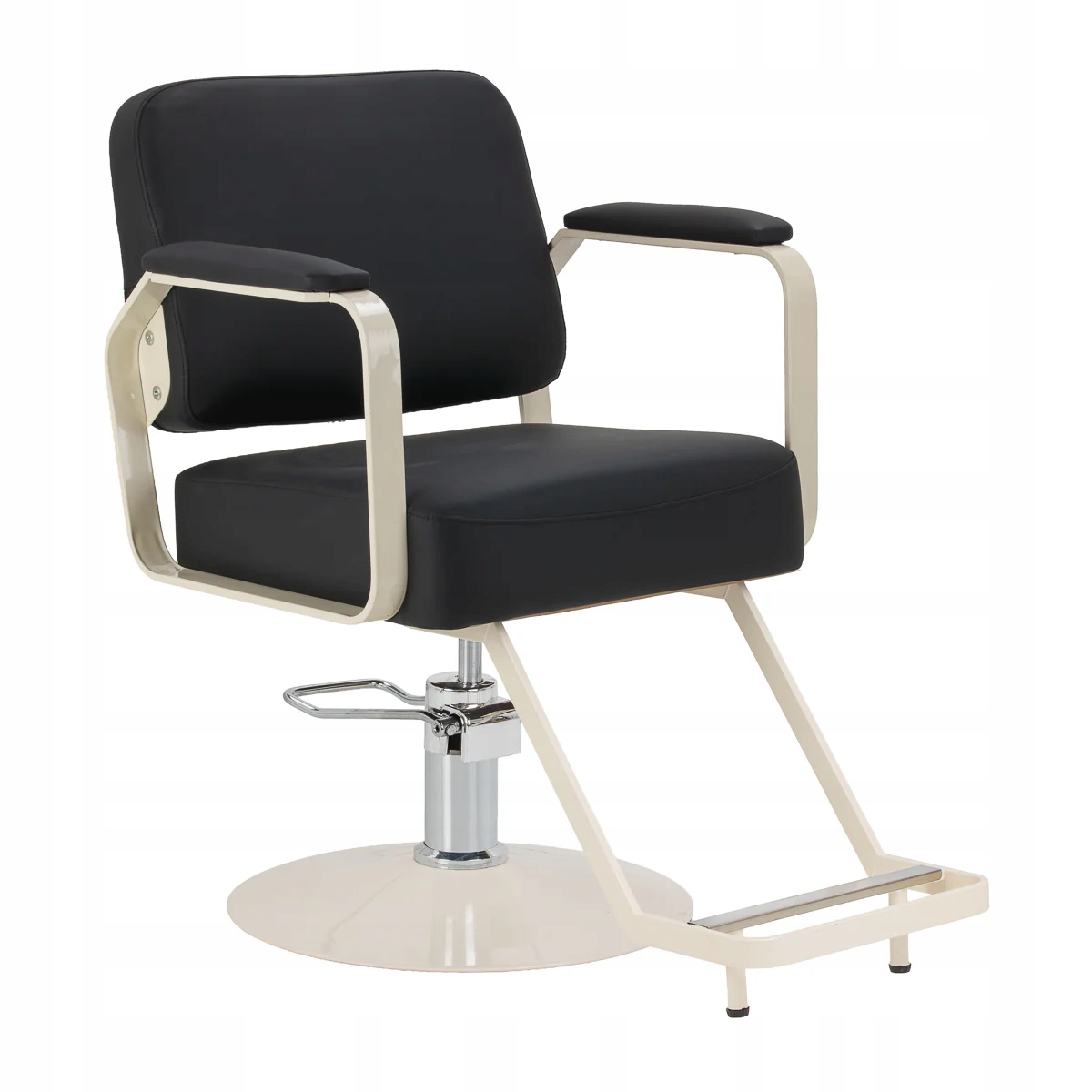 Kadeřnické Křeslo Do Salonu Omega Aurora Černé S Hydraulickým Zvedákem