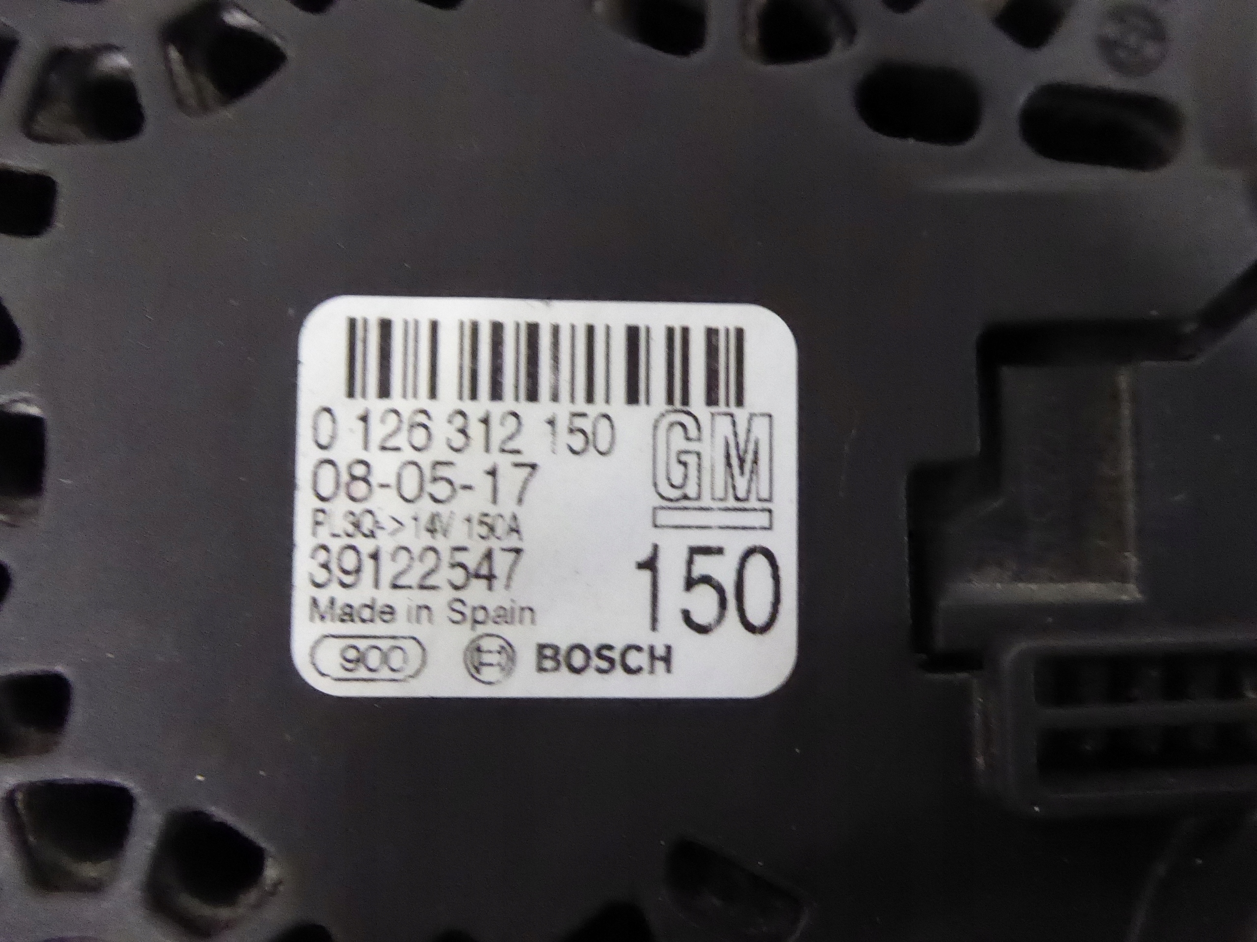 alternator OPEL INSIGNIA B 1.6 CDTI B16DTH