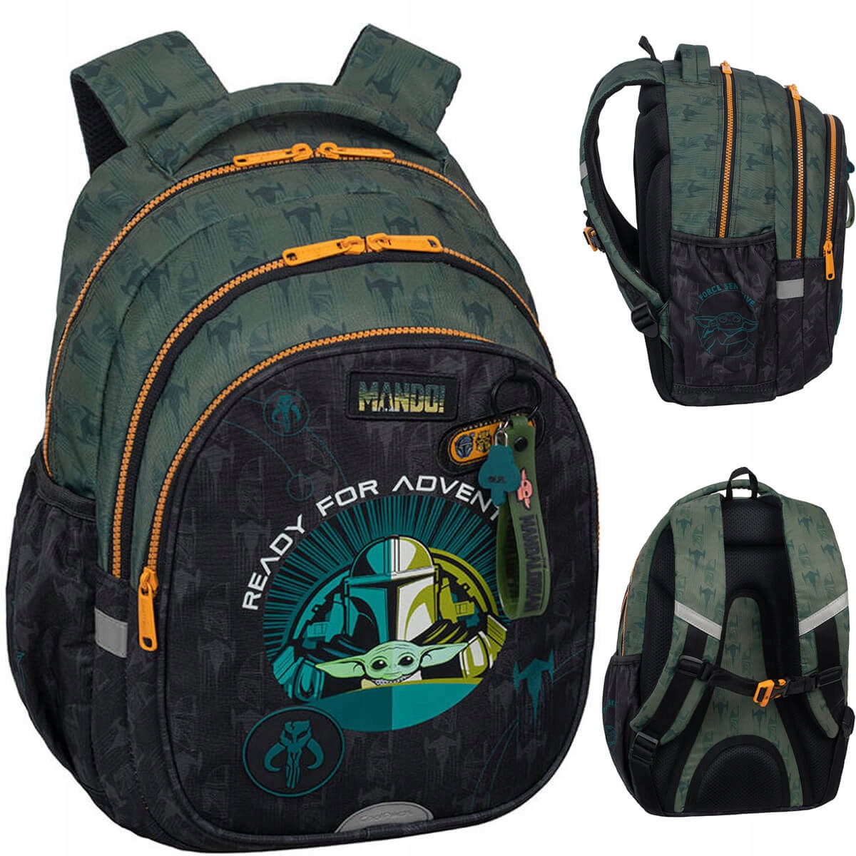 Plecak Szkolny Klasa 1-3 Dla Chłopca Disney Mandalorian Star Wars Baby Yoda