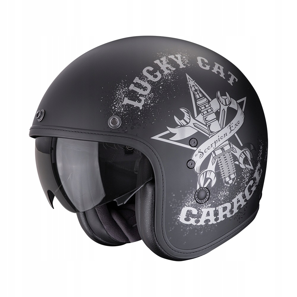 Prilba Scorpion Belfast Evo Hangar Matt Black-Silver veľ.M