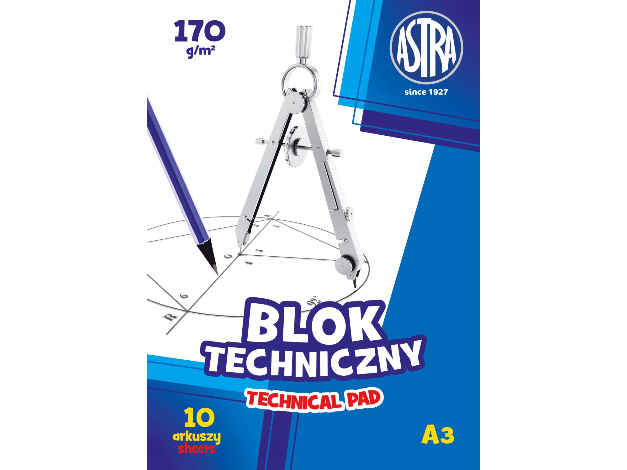 

Blok Techniczny A3 Astra 10 Kartek 170g/m2