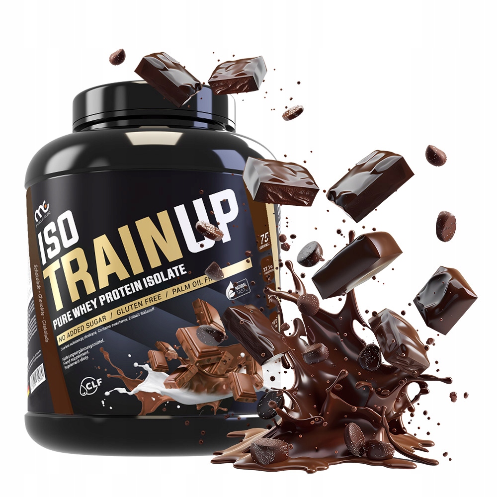 Muscle Clinic IsoMaxUp Wpi 700 g – čistá hmota, enzymy bromelain, čokoláda