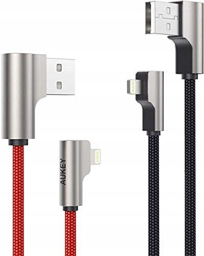 Aukey Zestaw kabli CB-AL01 Usb Lightning 2m Mfi op