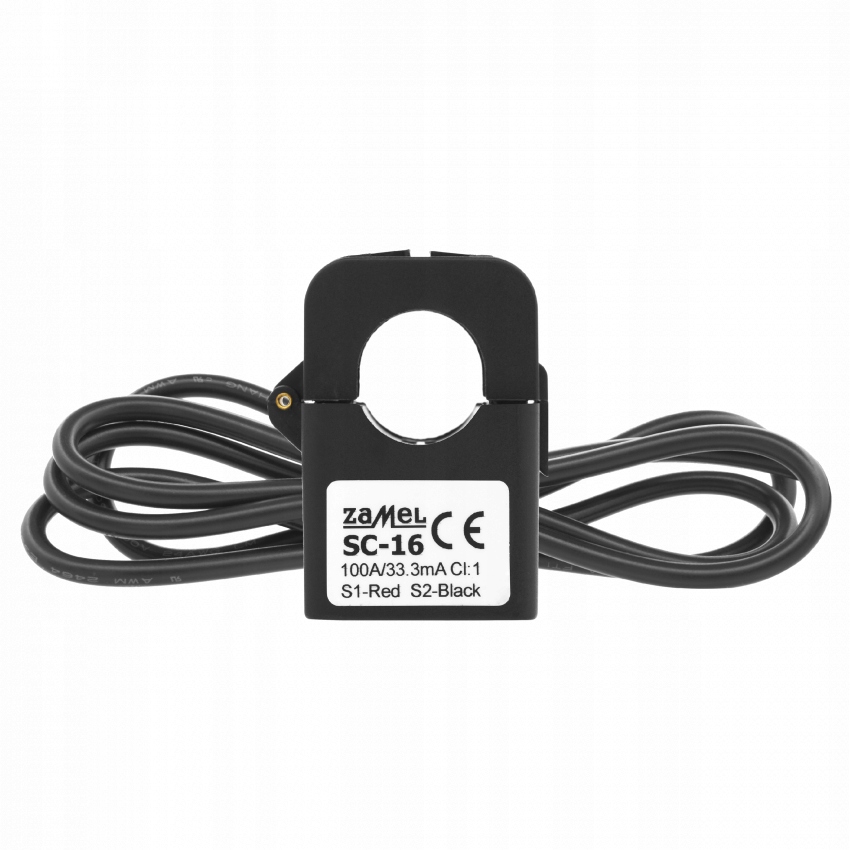 

Przekładnik prądowy Zamel SC-16 czarny