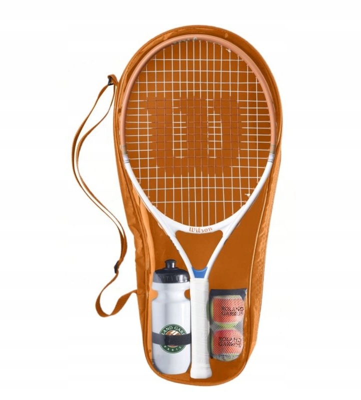 Rakieta tenisowa Wilson Roland Garros Elite Jr Kit 23' naciągnięta