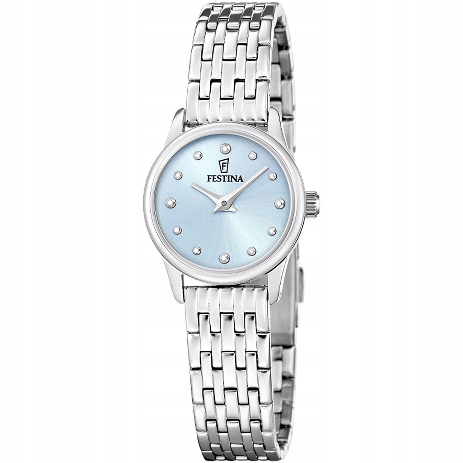 Dámské hodinky Festina F20749-3 Zirkony stříbrné