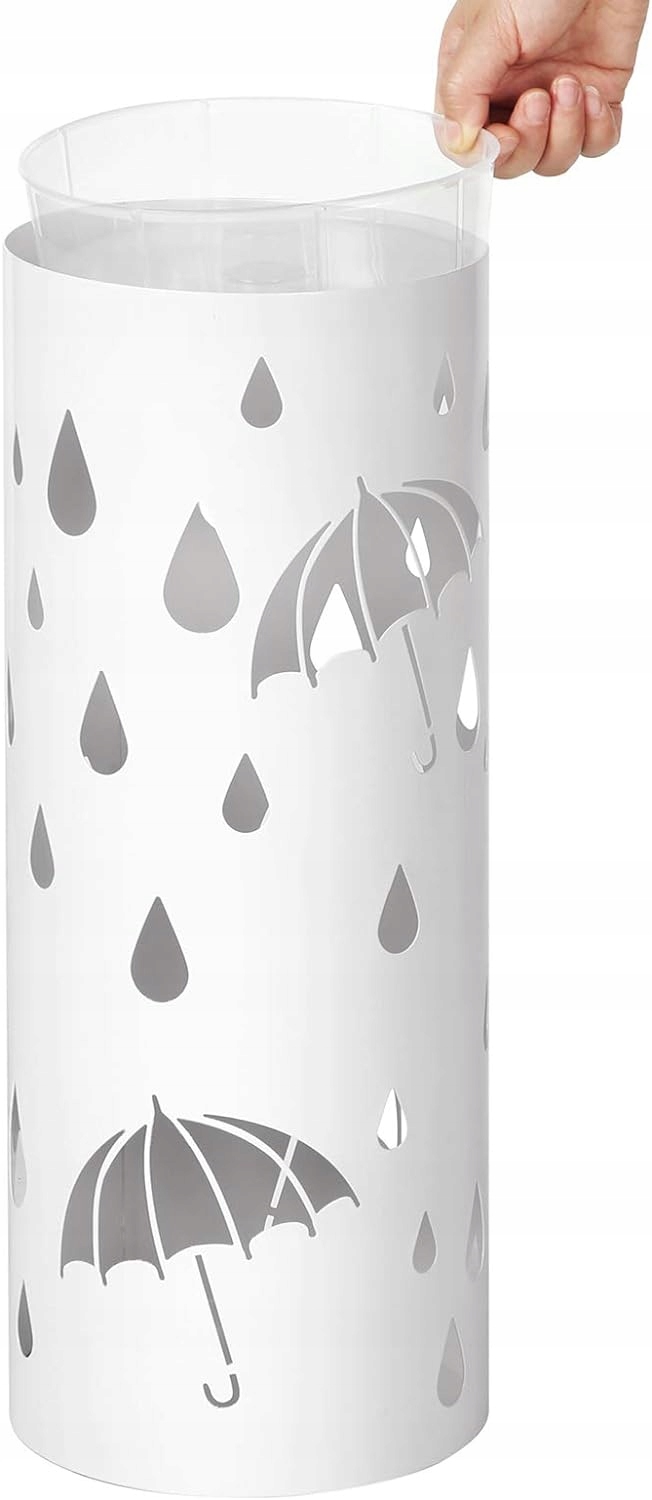 STOJAK NA PARASOLE PARASOLNIK OCIEKACZ 4 HACZYKI NÓŻKI OCHRONNE KORYTARZ Materiał metal