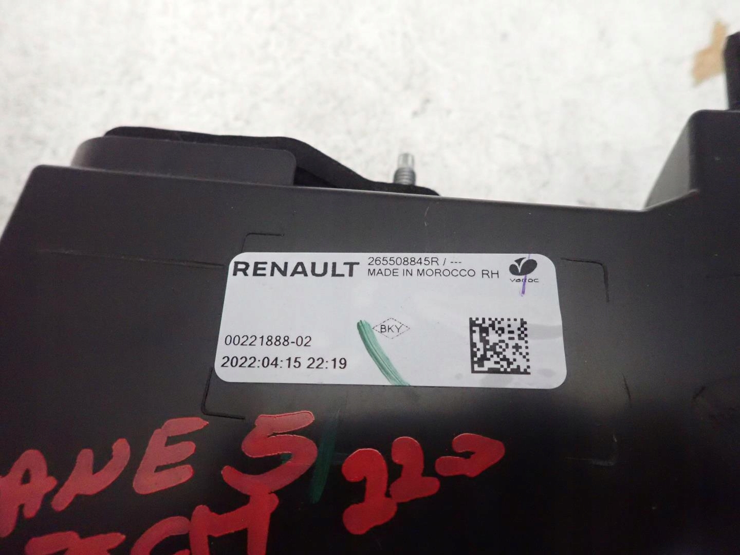 light rear part rear right RENAULT MEGANE V E-TECH 2022- 265508845
