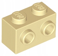 

10 szt 11211 Tan Brick 1 x 2 with Studs on 1 Side