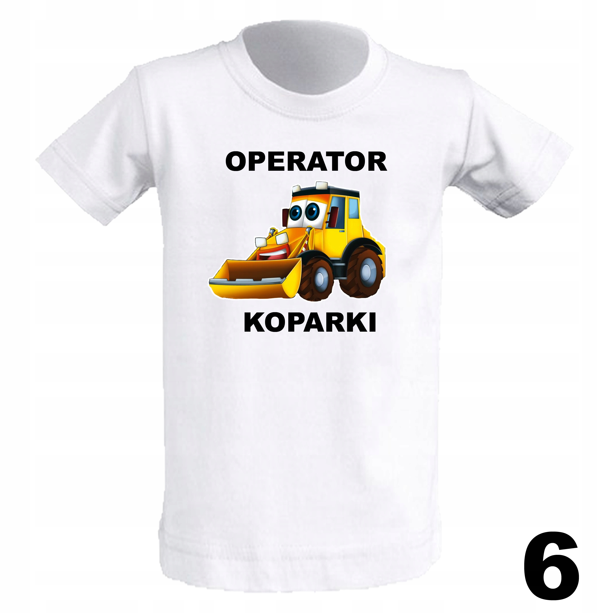 

Koszulka dziecięca Koparka Operator Koparki 3-4