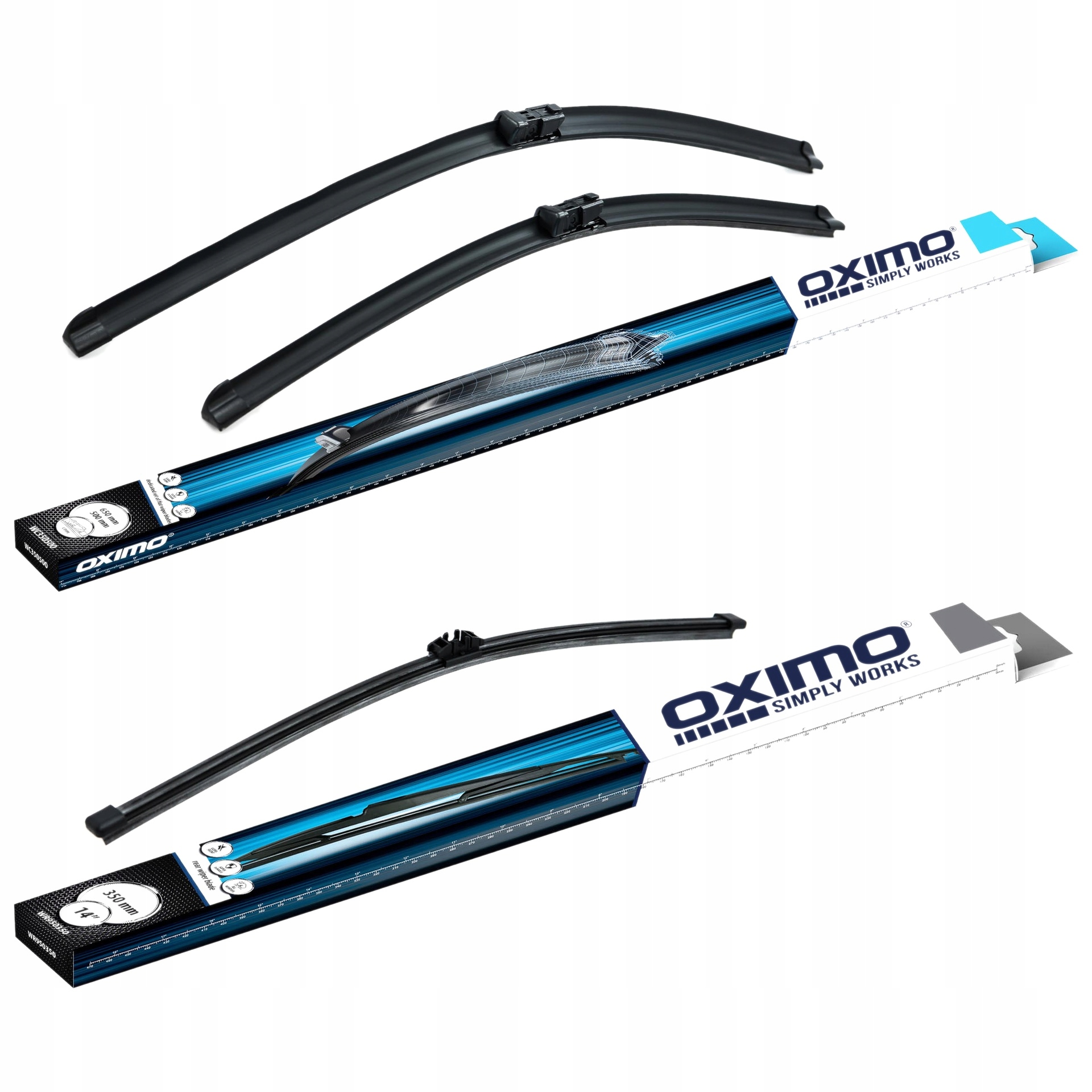 Wycieraczki do szyb Oximo Bmw X5 (G05, F95) Suv 18/08- Przód+tył