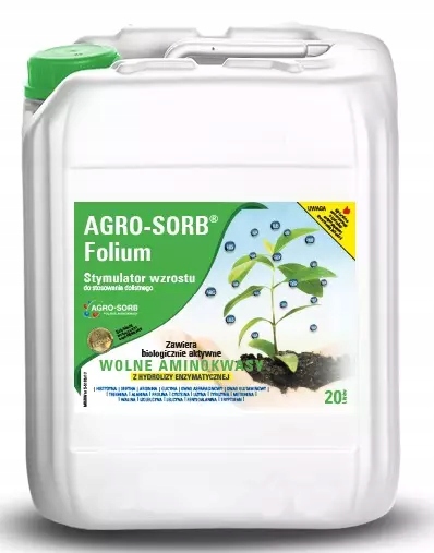 Agro-Sorb Folium 20L dolistny biostymulator, lepszy wigor, plonowanie