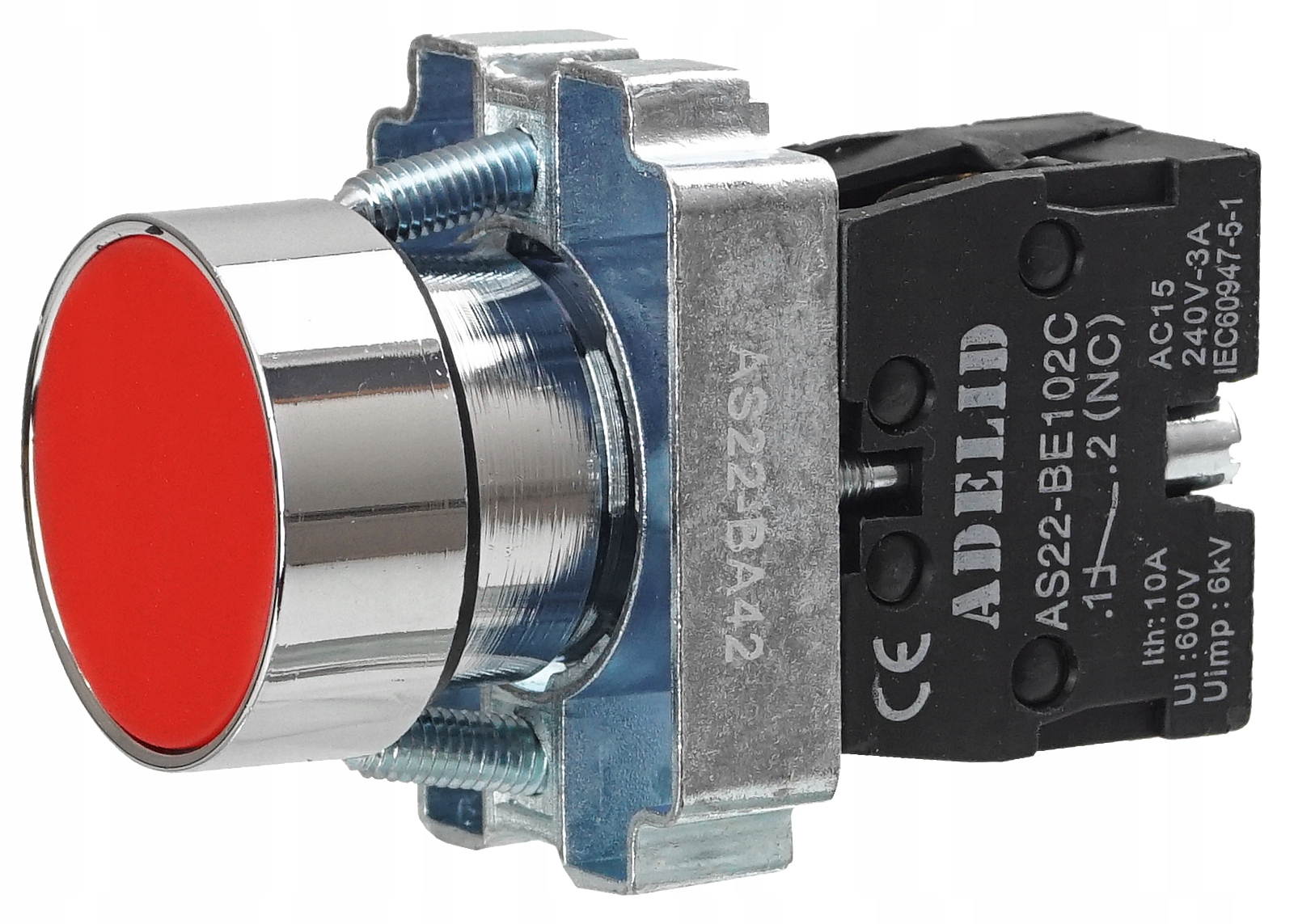 

Przycisk Sterowniczy Czerwony Stop Metal BA42 XB2