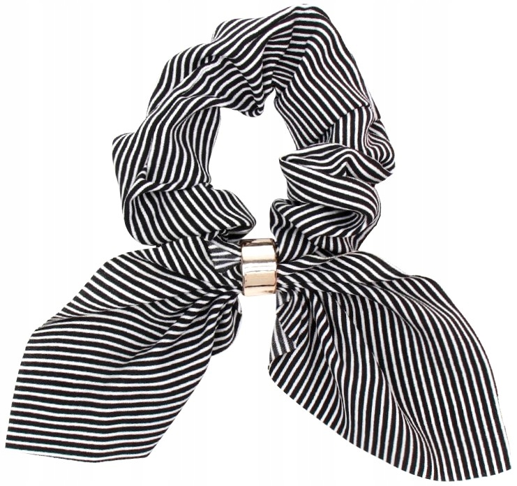 

Gumka do włosów elastyczna Scrunchie kokarda boho