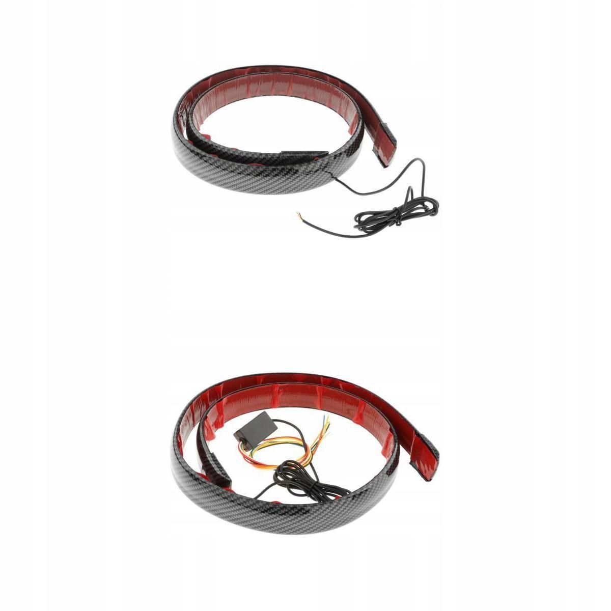 2x Listwa świetlna LED tylnego spojlera Światło hamowania Wing Lip 3. Listwa świateł hamowania