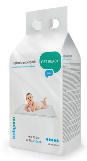 Podkłady do przewijania 40x60cm 20szt. BABYONO