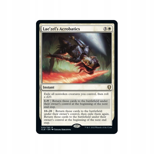 Mtg Lae'zel's Acrobatics (Rare)
