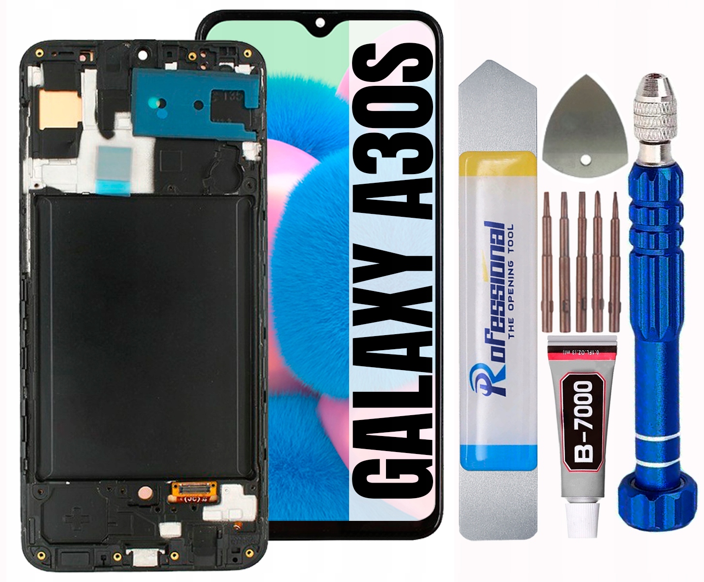 Displej Pro Samsung Galaxy A30S 2019 A307 Oled LCD Displej Rámeček