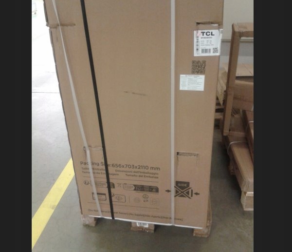 Poškozená Krabice Tcl Bottom Freezer Combi