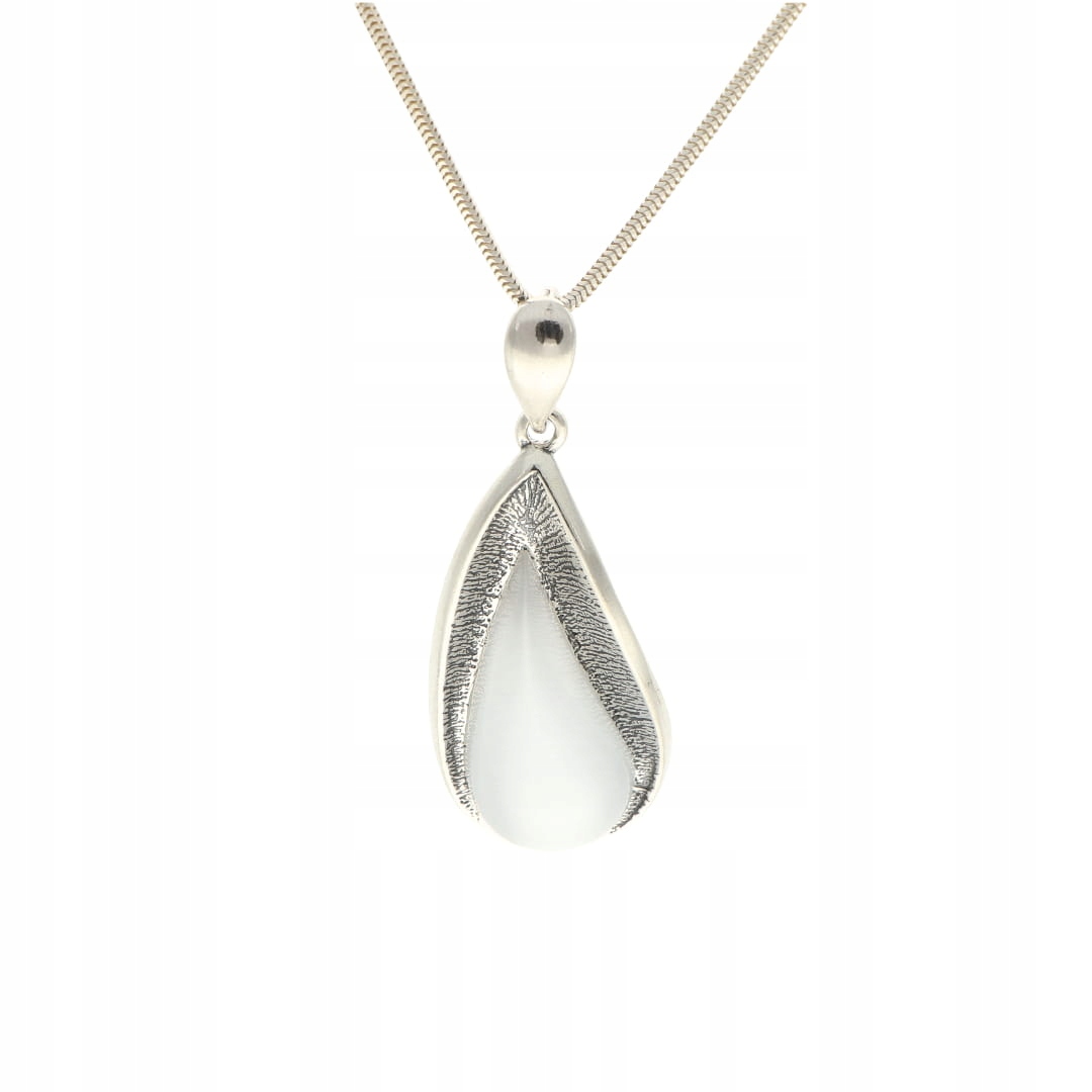 Přívěsek s reliéfem slzy stříbro