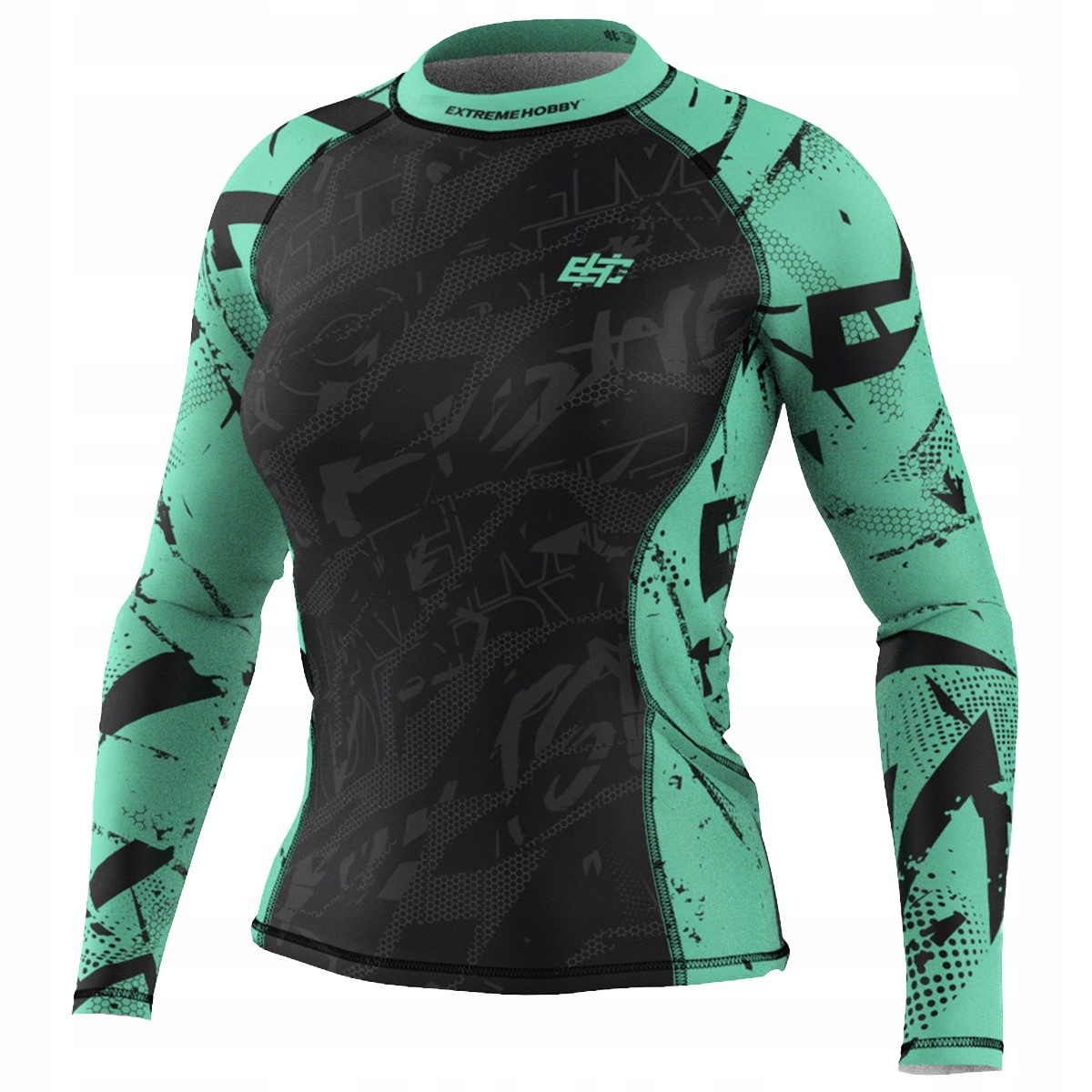 Koszulka Treningowa Damska Rashguard fitness Neo L