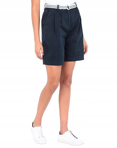 Tommy Hilfiger Granatowe Spodenki Pasek (28)