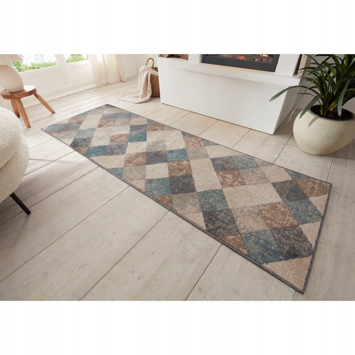 80x200 Kusový koberec Terrain 105598 Bakke Cream
