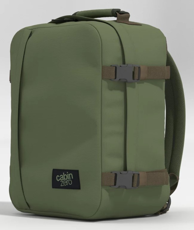 Batoh CabinZero Classic 28 l Zelená khaki Příruční batoh do letadla
