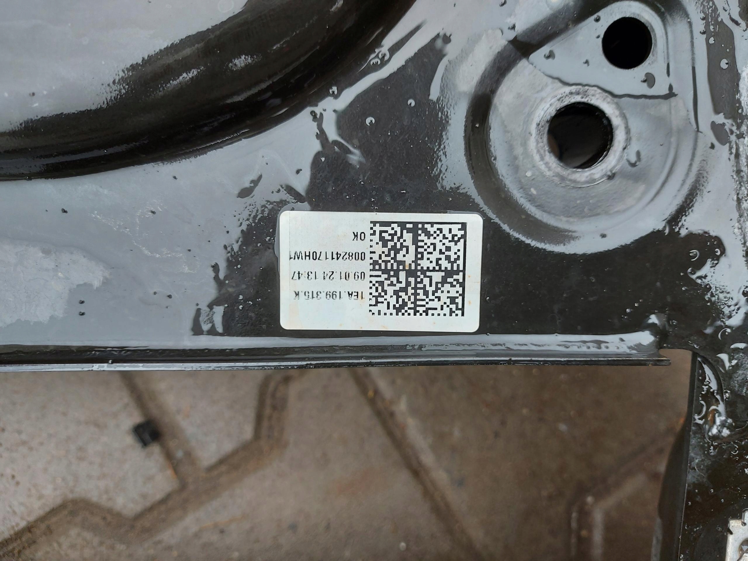 SKODA Enyaq 5LA iV85 axle beam axle beam springing front 1EA199315K