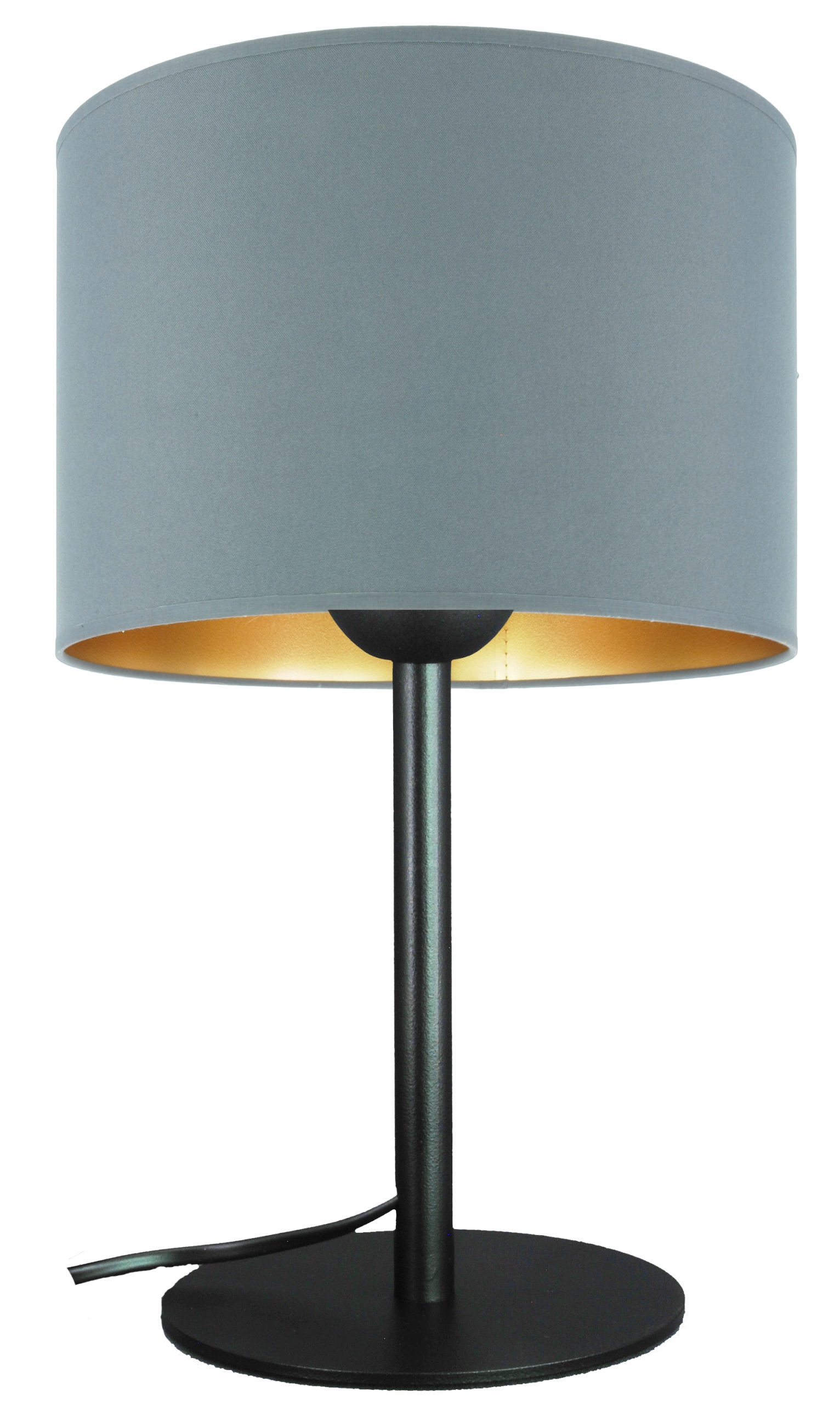 Moderní noční lampa s šedým stínítkem 20 cm, obývací pokoj, ložnice, Led Novinka