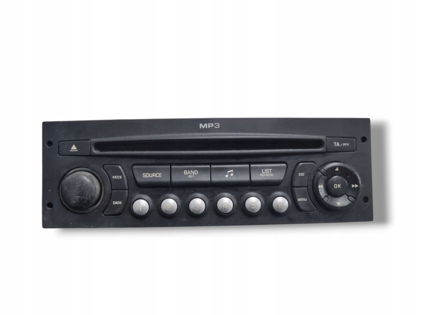 Radio samochodowe Peugeot 207 CC 2007 96643699XT