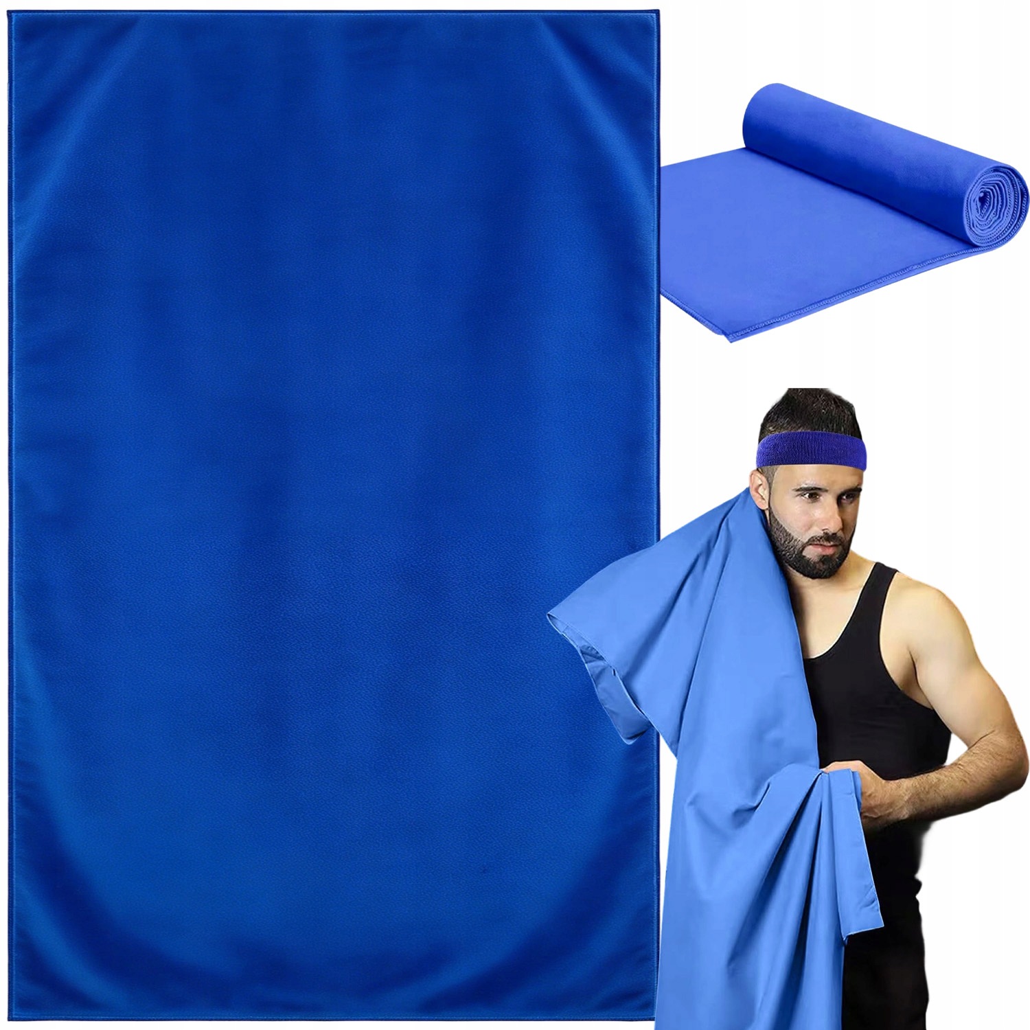 Przenośny 200X100CM Ręcznik Z Mikrofibry Szybkoschnący Na Siłownię I Basen