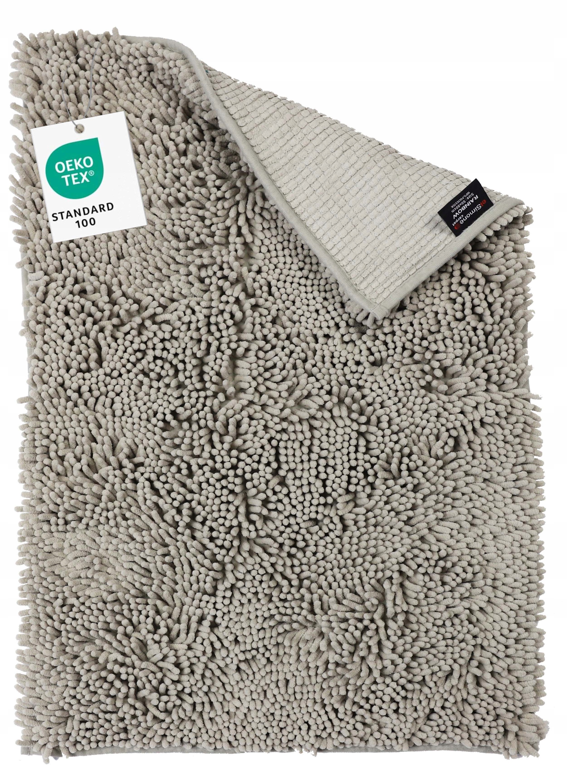 Velký savý koupelnový koberec na praní Prostiskluzová Podložka 70 x 120 cm