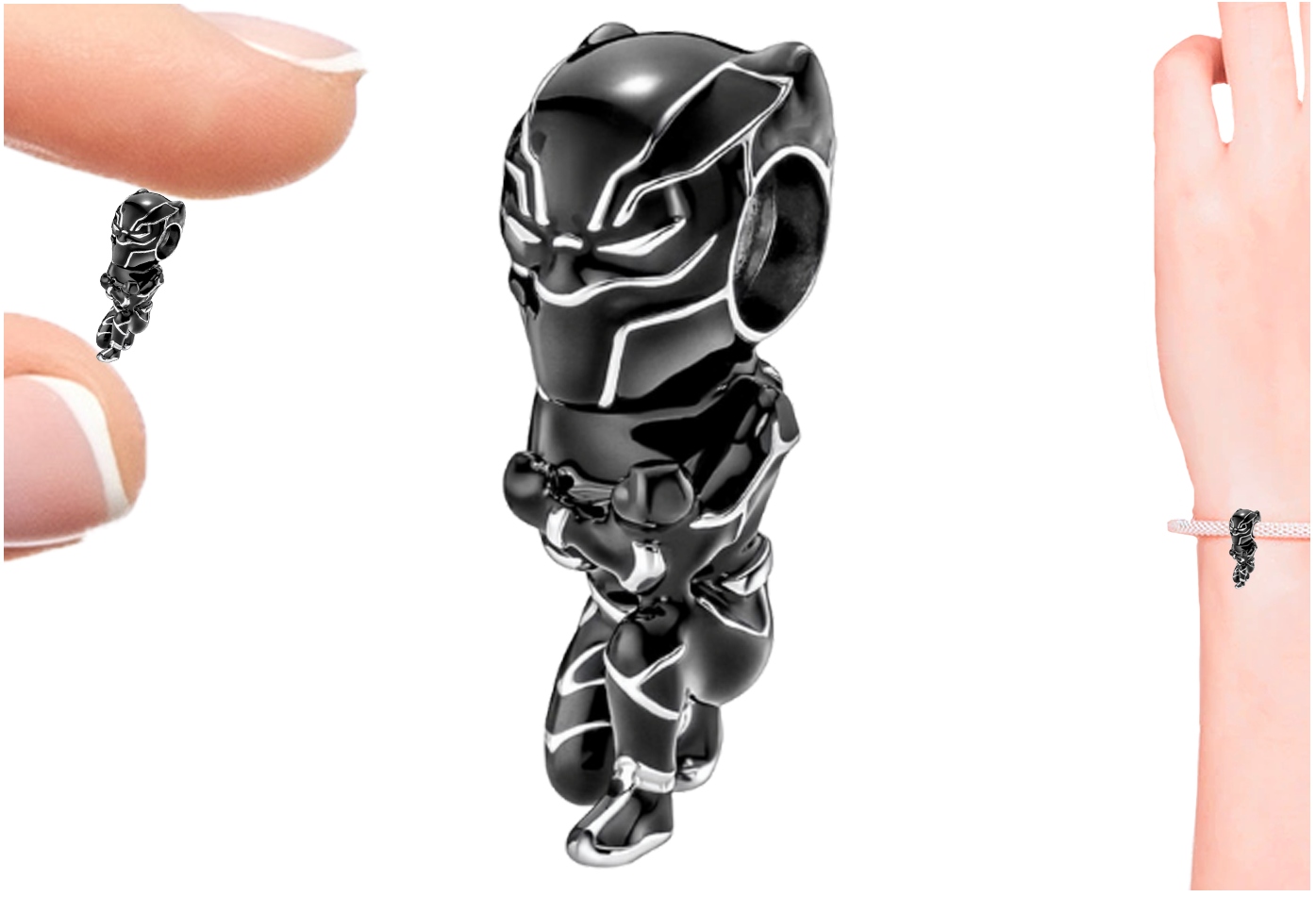 

Charms Czarna Pantera Charms Srebro 925