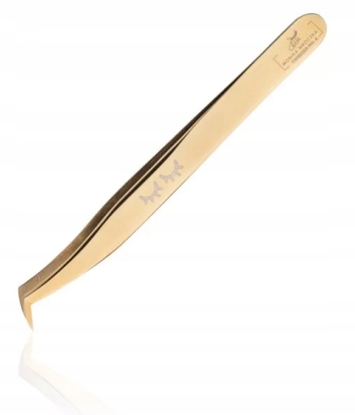 Pęseta do rzęs profesjonalna Monika Mroczka RARITY Tweezer No.4 - SWAN