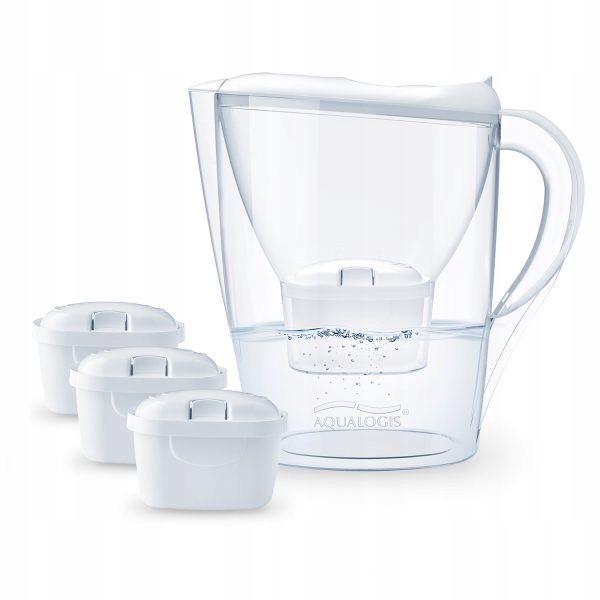 Dzbanek filtrujący Aqualogis Harmony 2.6L White 3 wkłady Pure+