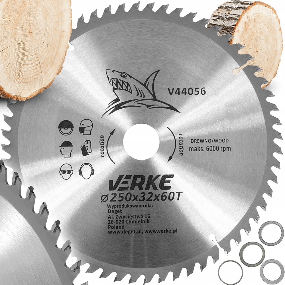 

Tarcza Piła Widiowa Do Drewna 250 x 32mm 60T Widia