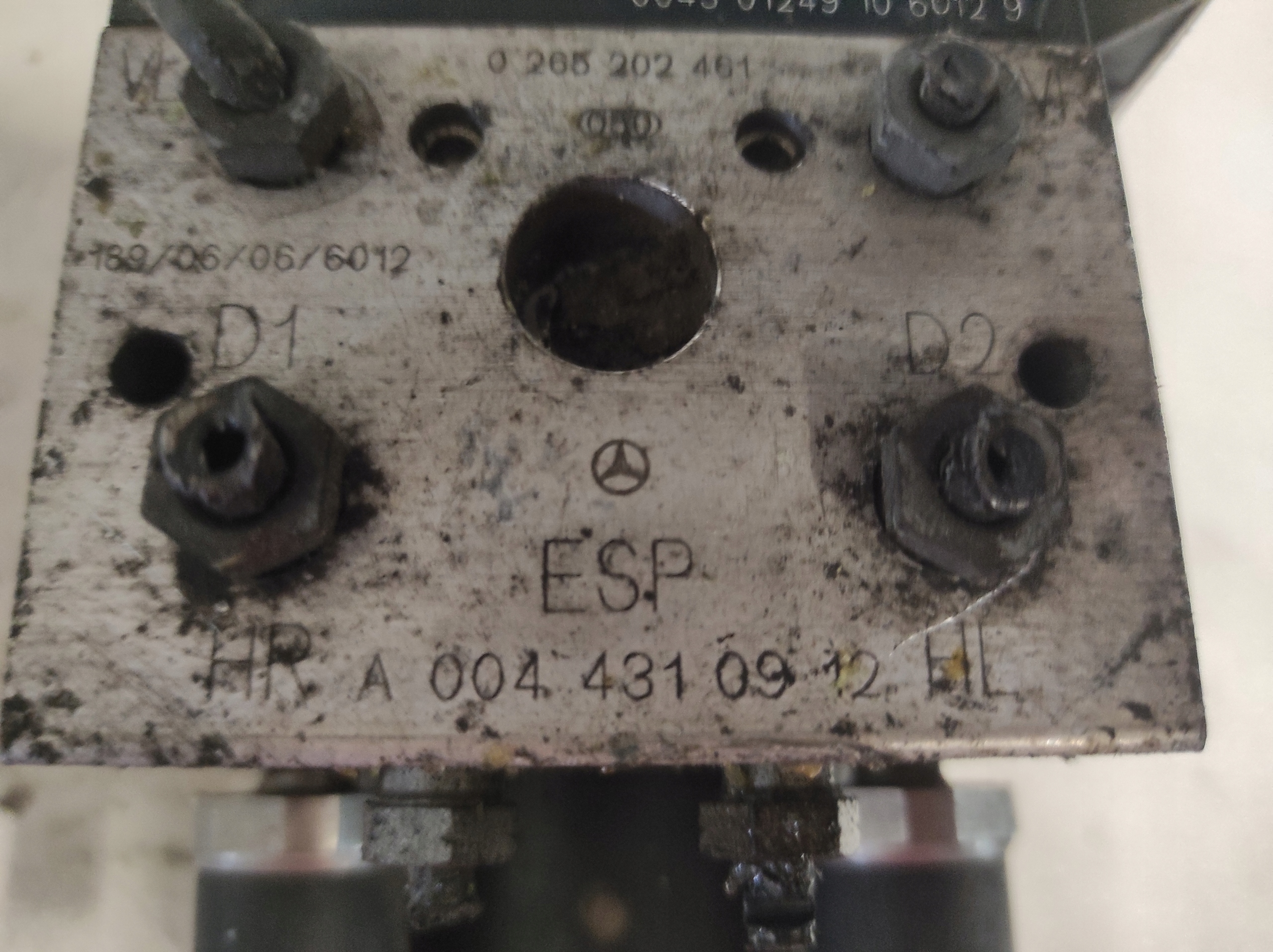 Mercedes W 168 A0044310912 0265202461 Pompa ABS