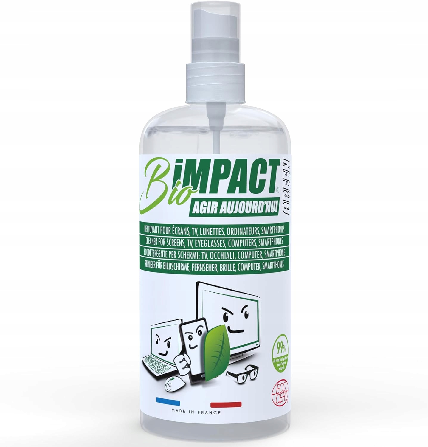 Levně Čistič Tv displejů (500ml) Ecocert
